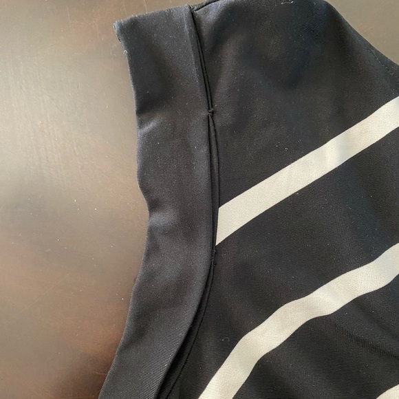 BCBGMAXAZRIA Form Fitting Dress, Black/White, XS - Picture 6 of 6